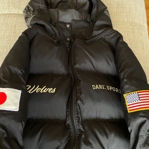 Men’s black Darc Sport puffer jacket NWT size large